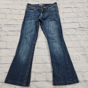 Aeropostale Women's Hailey Blue Flare Jeans